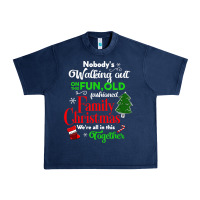 Navy family christmas vacation pajamas Urban Heavy Tee - linhVisuals