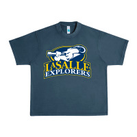 Midnight Navy la salle Urban Heavy Tee - linhVisuals