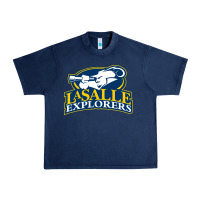 Navy la salle Urban Heavy Tee - linhVisuals