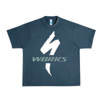 Midnight Navy Specialized Bikes Bicycle Urban Heavy Tee - linhVisuals