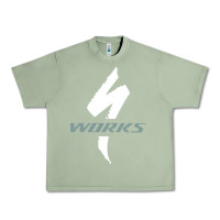 Oil Green Specialized Bikes Bicycle Urban Heavy Tee - linhVisuals