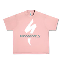 Salmon Specialized Bikes Bicycle Urban Heavy Tee - linhVisuals