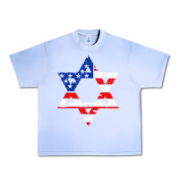 Grape Ice hanukah american flag star of david   jewish chanukah t shirt Urban Heavy Tee - linhVisuals