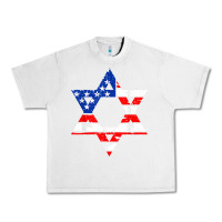 Lunar Rock hanukah american flag star of david   jewish chanukah t shirt Urban Heavy Tee - linhVisuals