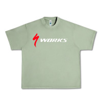 Oil Green Specialized Bikes Bicycle Urban Heavy Tee - linhVisuals