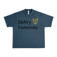 Midnight Navy devry advantage academy vectorized Urban Heavy Tee - linhVisuals
