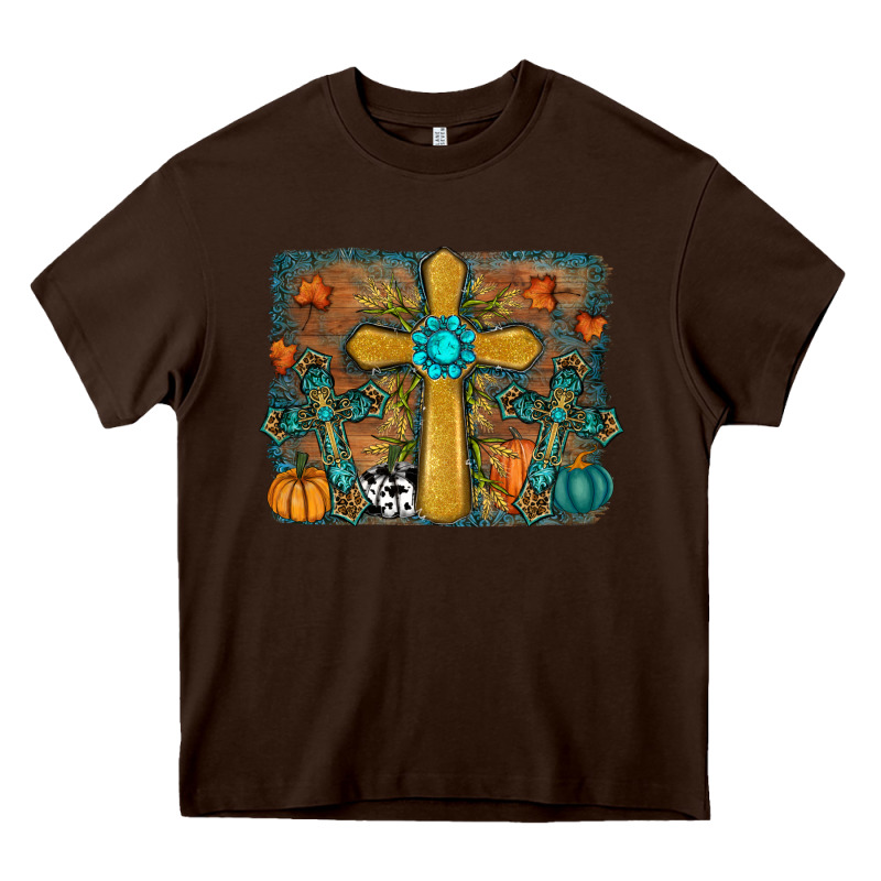 Fall Cross Heavy Core Tee by RanaPortraitStore | Teevron