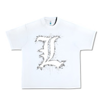 White ryuzaki Urban Heavy Tee - linhVisuals