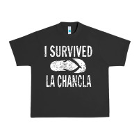 Pigment Black I survived la chancla Urban Heavy Tee - linhVisuals