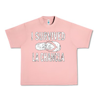 Salmon I survived la chancla Urban Heavy Tee - linhVisuals