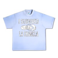 Grape Ice I survived la chancla Urban Heavy Tee - linhVisuals