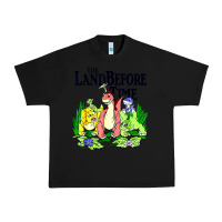 Black land before time pastel dinosaur friends Urban Heavy Tee - linhVisuals