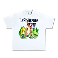 White land before time pastel dinosaur friends Urban Heavy Tee - linhVisuals