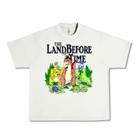 Pistachio land before time pastel dinosaur friends Urban Heavy Tee - linhVisuals