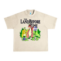 Sandshell land before time pastel dinosaur friends Urban Heavy Tee - linhVisuals