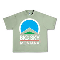 Oil Green big sky montana Urban Heavy Tee - linhVisuals