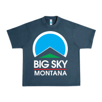 Midnight Navy big sky montana Urban Heavy Tee - linhVisuals