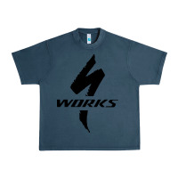 Midnight Navy Specialized Bikes Bicycle Urban Heavy Tee - linhVisuals