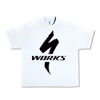 White Specialized Bikes Bicycle Urban Heavy Tee - linhVisuals