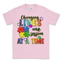 Bubblegum Pink Changing lives one session at a time Classic Tee - FaDigitalArtStudio
