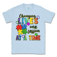 Dusty Blue Changing lives one session at a time Classic Tee - FaDigitalArtStudio