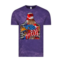 Cloud Purple america Vintage Tee - CowhideDigitalArt