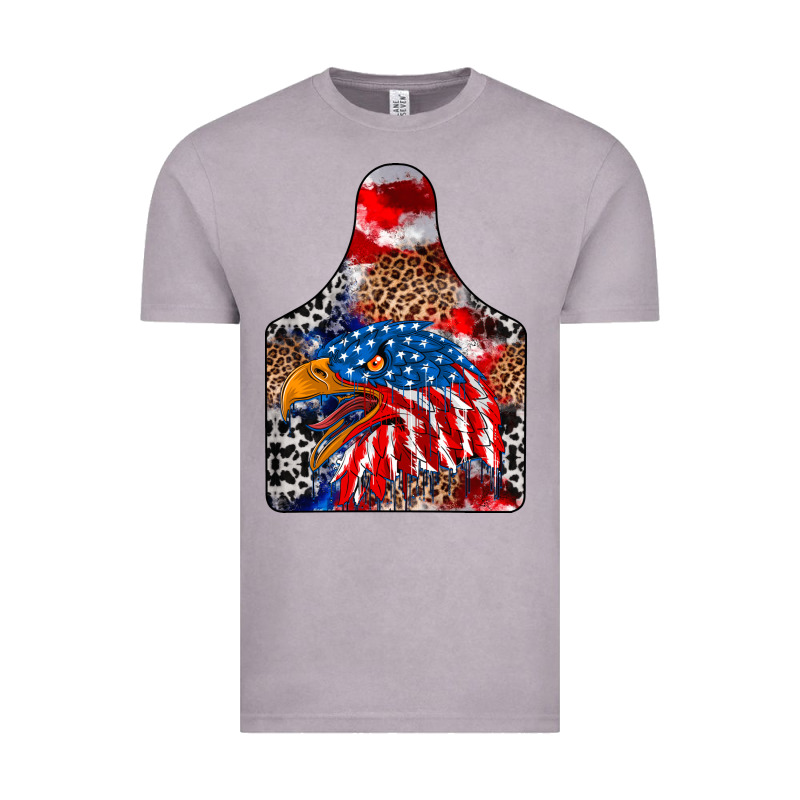 America Vintage Tee by CowhideDigitalArt | Teevron