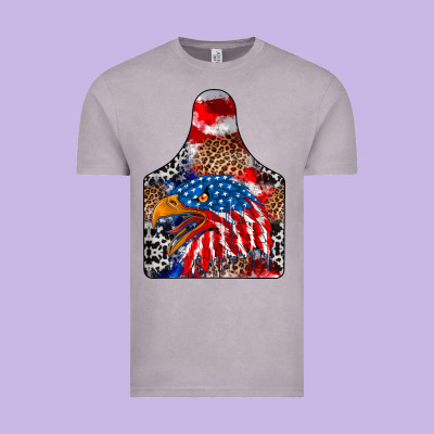 America Vintage Tee Designed By Cowhidedigitalart