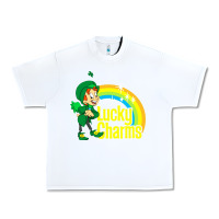 White lucky charms Urban Heavy Tee - linhVisuals