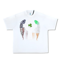 White irish american usa flag celtic cross st patrick's day premium t shirt Urban Heavy Tee - linhVisuals