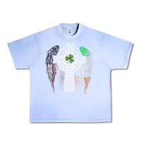 Grape Ice irish american usa flag celtic cross st patrick's day premium t shirt Urban Heavy Tee - linhVisuals