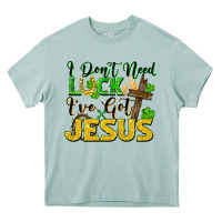 Arona I don't need luck i've got Jesus st. patricks day Heavy Core Tee - FaDigitalArtStudio