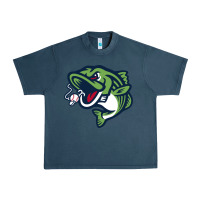 Midnight Navy gwinnett stripers Urban Heavy Tee - linhVisuals