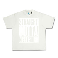 Pistachio straight outta night shift Urban Heavy Tee - linhVisuals