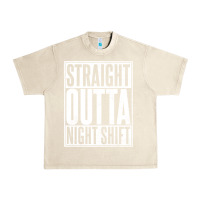 Sandshell straight outta night shift Urban Heavy Tee - linhVisuals
