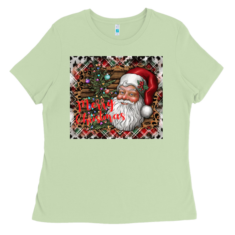 Merry Christmas Ladies Tee by CowhideDigitalArt | Teevron