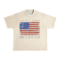 Sandshell let’s go brandon funny vintage american flag tank top Urban Heavy Tee - linhVisuals