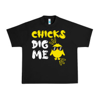 Black chicks dig me Urban Heavy Tee - linhVisuals