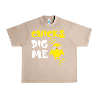 French Oak chicks dig me Urban Heavy Tee - linhVisuals