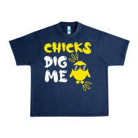 Navy chicks dig me Urban Heavy Tee - linhVisuals