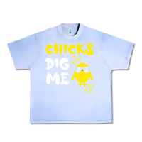 Grape Ice chicks dig me Urban Heavy Tee - linhVisuals