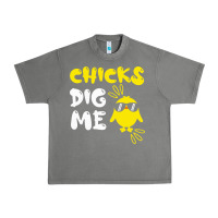 Tornado chicks dig me Urban Heavy Tee - linhVisuals