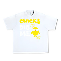 White chicks dig me Urban Heavy Tee - linhVisuals