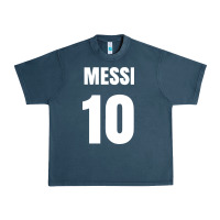 Midnight Navy messi 10 Urban Heavy Tee - linhVisuals