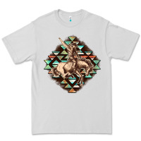 Dove Grey Aztec symbol rodeo Premium Tee - FaDigitalArtStudio