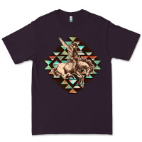 Plum Aztec symbol rodeo Premium Tee - FaDigitalArtStudio