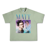 Oil Green matt healy homage Urban Heavy Tee - linhVisuals