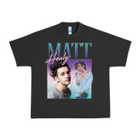 Pigment Black matt healy homage Urban Heavy Tee - linhVisuals