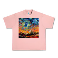 Salmon van gogh never saw gallifrey Urban Heavy Tee - linhVisuals