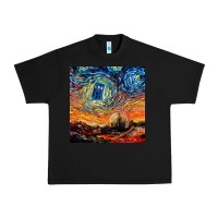 Black van gogh never saw gallifrey Urban Heavy Tee - linhVisuals